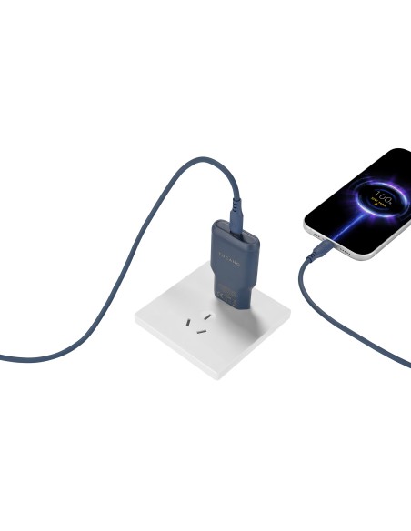 TUCANO MA-ONEPOWKIT-B ONE ALIM.RETE 35W + CANO USB-C 60W 2M BLU