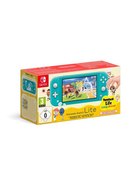 NINTENDO CONSOLE SWITCH LITE +     TOMODACHI LIFE