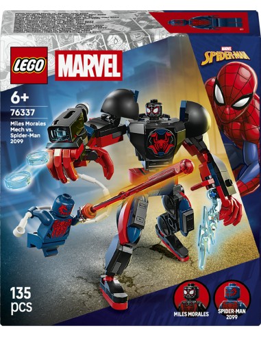 LEGO SUPER HEROES MARVEL MECH DI   MILES MORALES VS. SPIDER-MAN