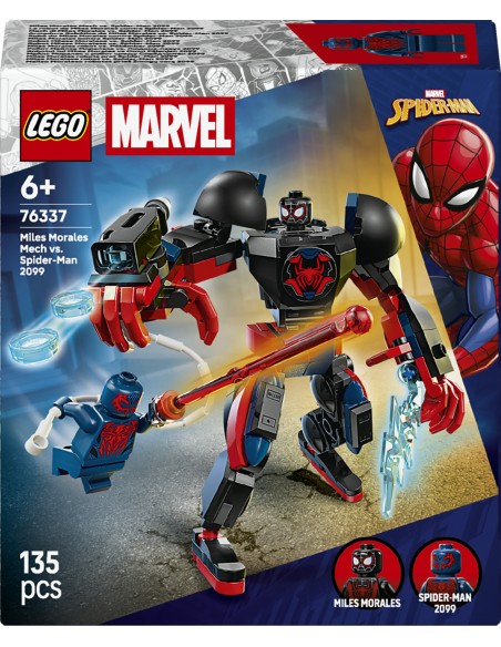 LEGO SUPER HEROES MARVEL MECH DI   MILES MORALES VS. SPIDER-MAN