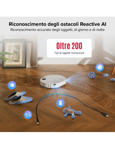 ROBOROCK QR EDGE 2 PRO ROBOT 2SPAZZOLE + 2MOP 25.000PA SUP.OST. 4CM