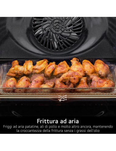 LG WS5D7230G FORNO A 60CM 72L 11PR PIROLITICO AIRFRY 250° BLACK GLASS