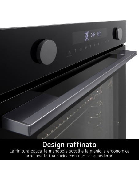 LG WS5D7230G FORNO A 60CM 72L 11PR PIROLITICO AIRFRY 250° BLACK GLASS