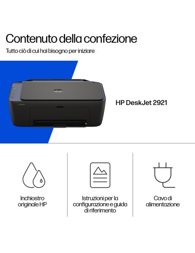 HP 2921 STAMPANTE DESKJET AIO 3IN1 WIFI
