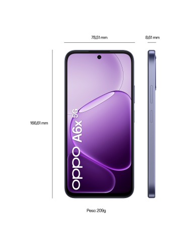 OPPO A6X 5G 6+256GB BLACK PURPLE