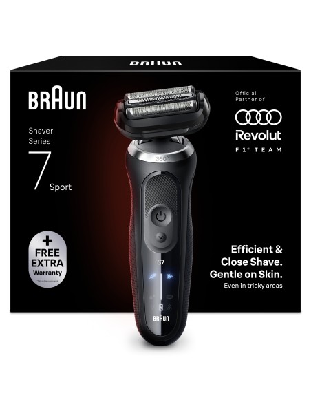 BRAUN SERIE 7 72-N1000SF1 RASOIO   NERO + 1 ACCESSORIO
