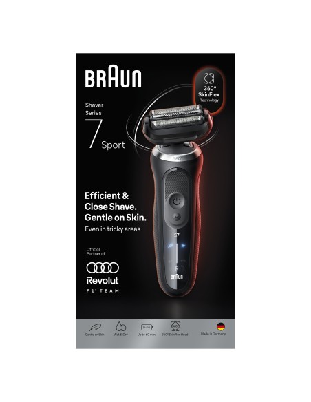 BRAUN SERIE 7 72-N1000SF1 RASOIO   NERO + 1 ACCESSORIO