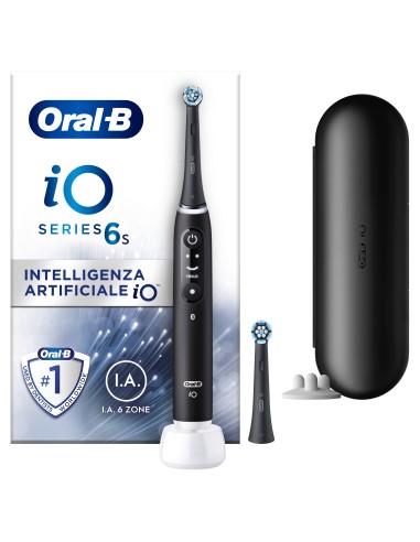 ORAL B POWER IO6S NERO SPAZZOLINO  ELETTRICO