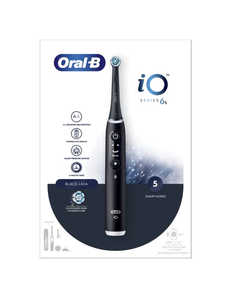 ORAL B POWER IO6S NERO SPAZZOLINO  ELETTRICO