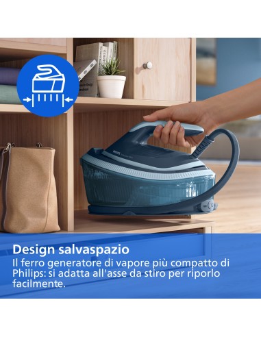 PHILIPS PSG4020/20 FERRO A CALDAIA 2400W 6,5B VAPORE CONTINUO 140GR/M.