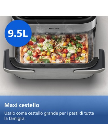 PHILIPS NA565/02 FRIGGITRICE AD    ARIA 9,5LT 8PROG. DISPLAY DIGITALE