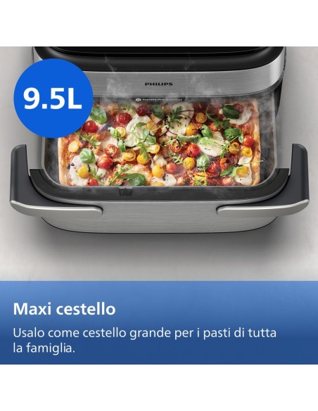 PHILIPS NA565/02 FRIGGITRICE AD    ARIA 9,5LT 8PROG. DISPLAY DIGITALE