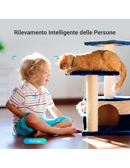 EZVIZ H6C G1 3MP VIDEOCAMERA WIFI MOTORIZZATA DA INTERNO 360 VIS.NOTT