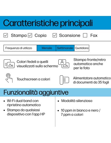 HP 6532E STAMPANTE ENVY 3IN1       ADF WIFI BLUETOOTH BIANCA