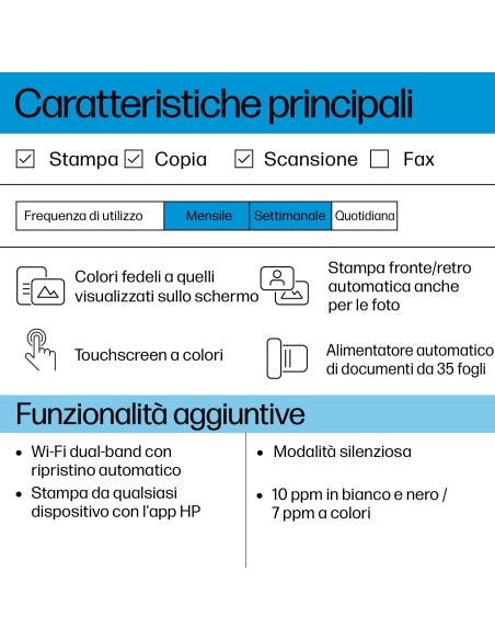 HP 6532E STAMPANTE ENVY 3IN1       ADF WIFI BLUETOOTH BIANCA