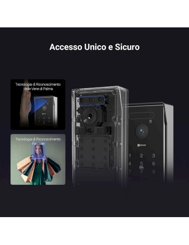 EZVIZ HP7 PRO VIDEOCITOFONO WIFI NERO
