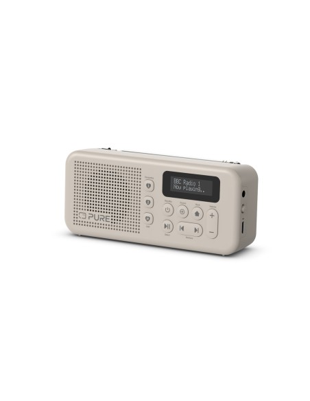 PURE ELAN MOVE SABBIA RADIOSVEGLIA DAB/FM/BT-IN ALIM.USB-C LCD 1,4"