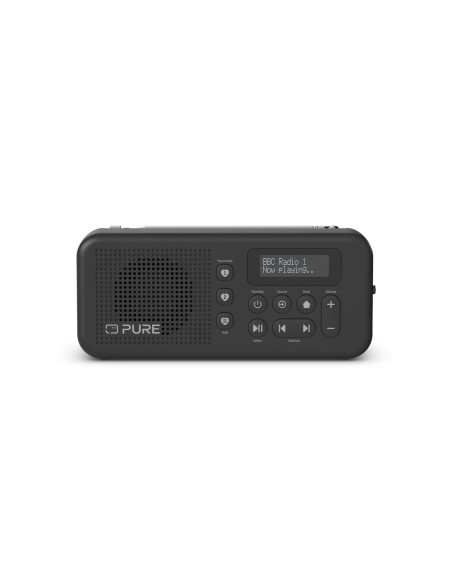PURE ELAN MOVE NERO RADIOSVEGLIA DAB/FM/BT-IN ALIM.USB-C LCD 1,4"