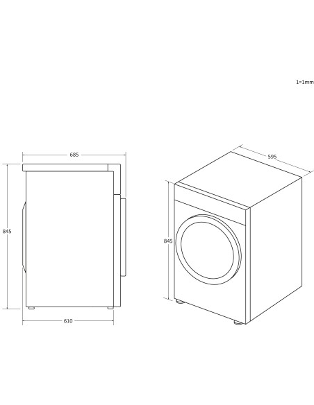 HAIER HD90-C367LU1-S ASCIUG. C 9KG 14 PR. APP HON VAP. 62DBA CESTO XL